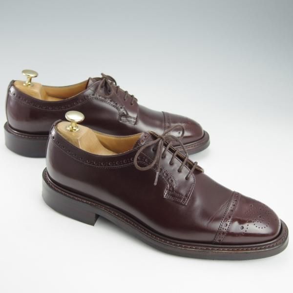 極上★(英)チーニー 6.5F【定価￥74,520-★ダイナイトソール仕様/GEORGE 4】ジョージ/125ラスト/セミブローグ/赤茶/メンズ/CHEANEY★i389