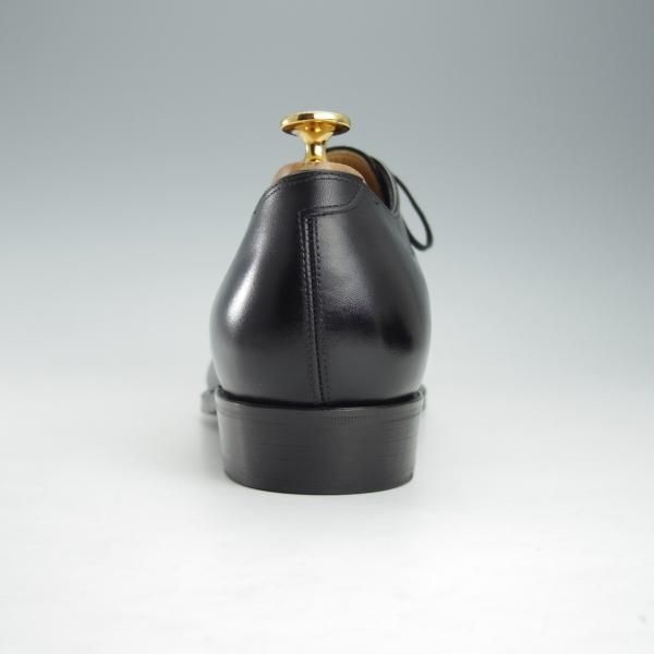 極美品★(浅草)RENDO/レンド SIZE 8.5【定価￥49,500-★プレーントゥ/7704/R770ラスト】カーフ/黒/メンズ★i390