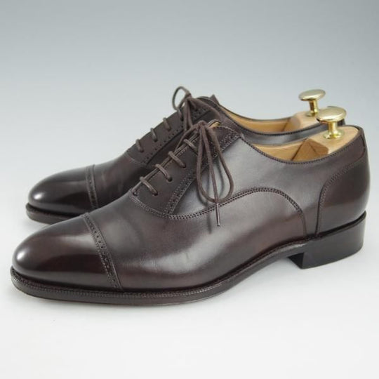 極美品★RAYMAR/レイマー SIZE 6【ミュージアムカーフ仕様★ハンドソーンウェルテッド製法/KATE】パンチドキャップトゥ/濃茶★i391