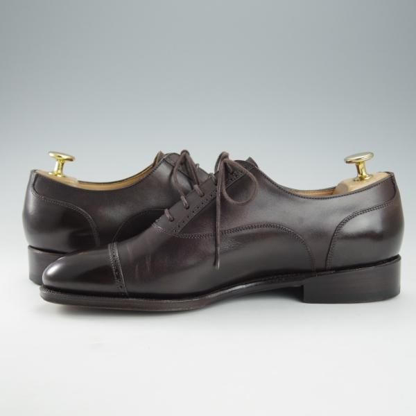 極美品★RAYMAR/レイマー SIZE 6【ミュージアムカーフ仕様★ハンドソーンウェルテッド製法/KATE】パンチドキャップトゥ/濃茶★i391