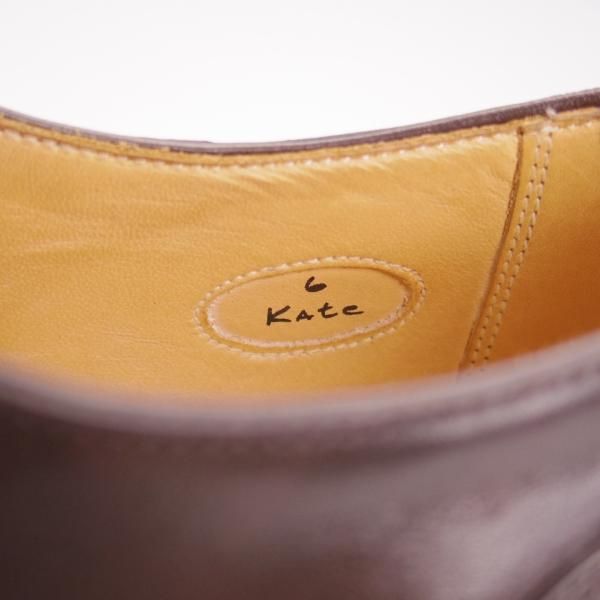 極美品★RAYMAR/レイマー SIZE 6【ミュージアムカーフ仕様★ハンドソーンウェルテッド製法/KATE】パンチドキャップトゥ/濃茶★i391