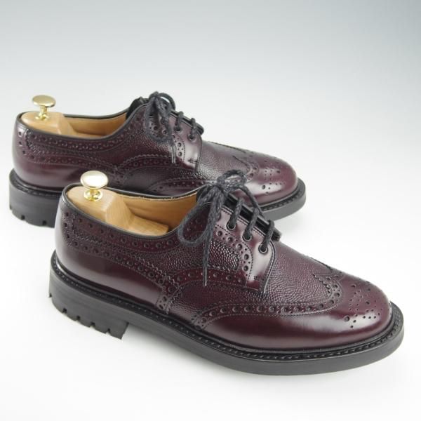 ほぼ試着程度★チャーチ 80G/UK8【コマンドソール仕様★PEACHLEY/133ラスト】ROIS CALF/ロイスカーフ/フルブローグ/赤茶/Church's★i392