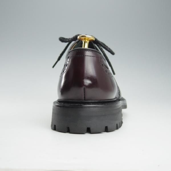 ほぼ試着程度★チャーチ 80G/UK8【コマンドソール仕様★PEACHLEY/133ラスト】ROIS CALF/ロイスカーフ/フルブローグ/赤茶/Church's★i392