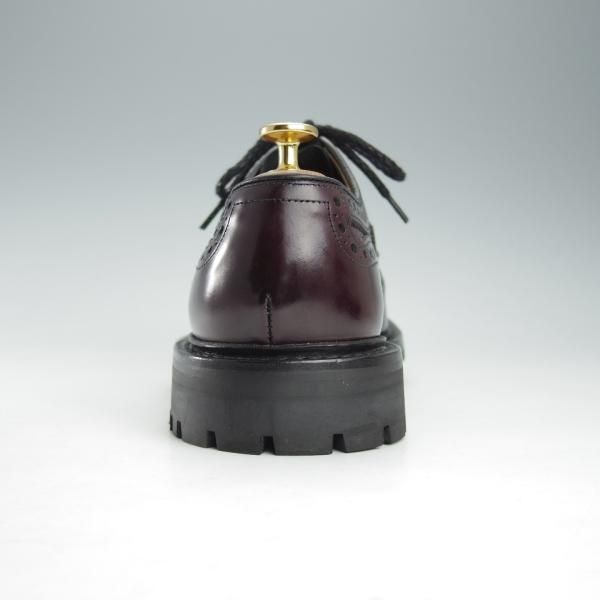 ほぼ試着程度★チャーチ 80G/UK8【コマンドソール仕様★PEACHLEY/133ラスト】ROIS CALF/ロイスカーフ/フルブローグ/赤茶/Church's★i392