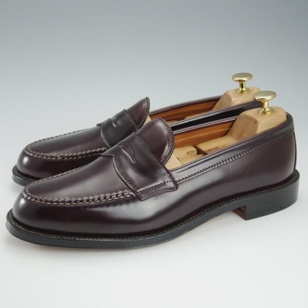 【美品】オールデン　ローファー　コードバン　986　US8D　26cm オールデン 8D【コードバン仕様☆986/ヴァンラスト/コインローファー