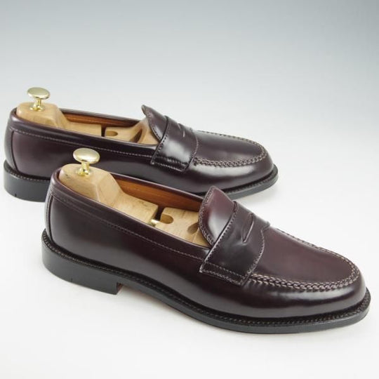 未使用★オールデン 8D【コードバン仕様★986/ヴァンラスト】#8/赤茶/バーガンディー/コインローファー/メンズ/バンラスト/Alden★i393