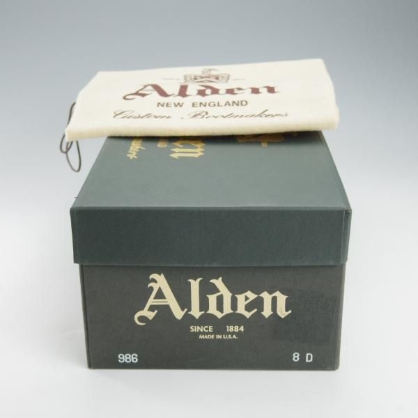 未使用★オールデン 8D【コードバン仕様★986/ヴァンラスト】#8/赤茶/バーガンディー/コインローファー/メンズ/バンラスト/Alden★i393