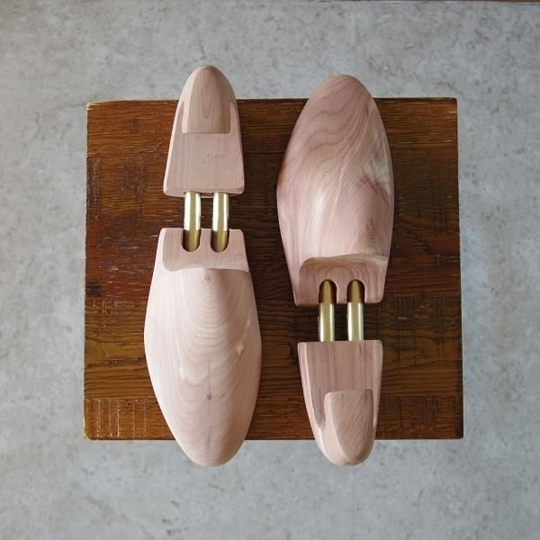 美品★BRIGA/ブリガ Mサイズ【定価￥7,480-★オックスフォードタイプ/木製シューツリー】シューキーパー/メンズ★i403