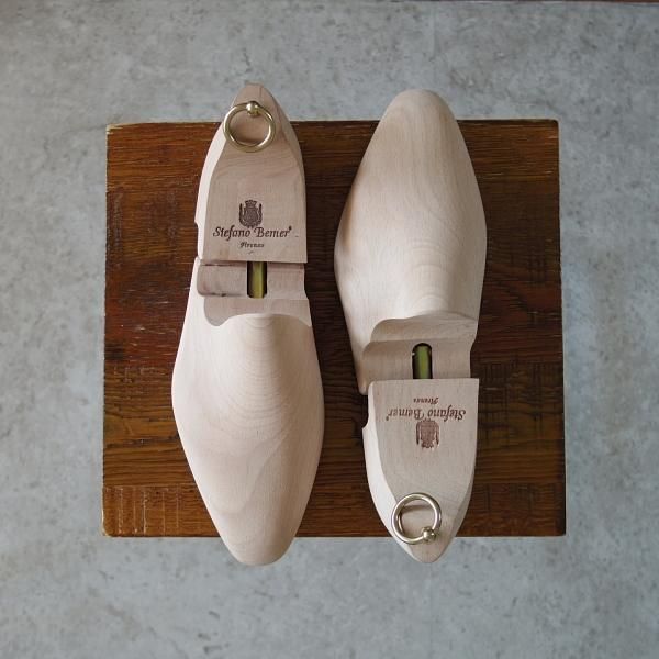 極上★(伊)ステファノ・ベーメル SIZE 39-39.5【★純正シューツリー】木製シューキーパー/メンズ/Stefano Bemer★i405