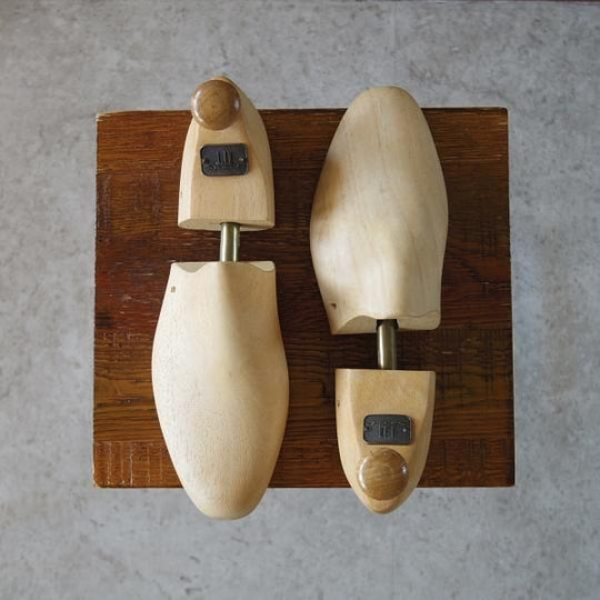 極上★(英)ダンヒル UK6.5程度【★純正シューツリー】木製シューキーパー/メンズ/dunhill★i406