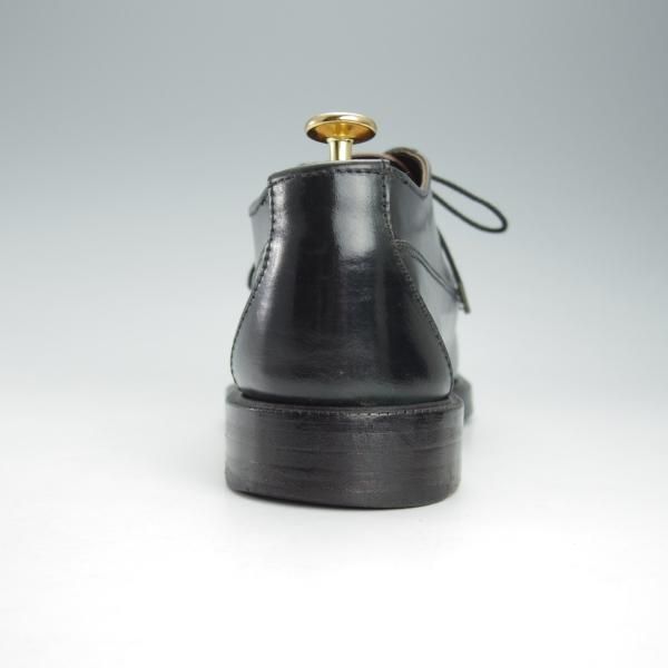 極上★(米)YUKETEN/ユケテン 8.5D【コードバン仕様★ホーウィン社スタンプ多数/1007】モカシン/Uチップ/紺/メンズ★i411