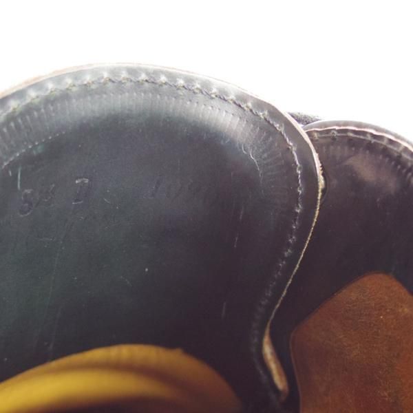 極上★(米)YUKETEN/ユケテン 8.5D【コードバン仕様★ホーウィン社スタンプ多数/1007】モカシン/Uチップ/紺/メンズ★i411