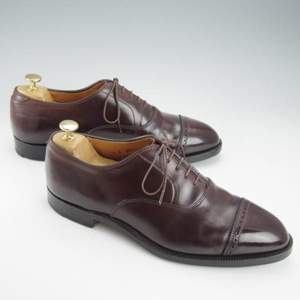 極上★オールデン 9E【貴重★コードバン仕様/ブルックスブラザーズ別注】9015/赤茶/パンチドキャップトゥ/Alden★i412