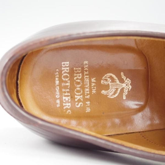 極上★オールデン 9E【貴重★コードバン仕様/ブルックスブラザーズ別注】9015/赤茶/パンチドキャップトゥ/Alden★i412