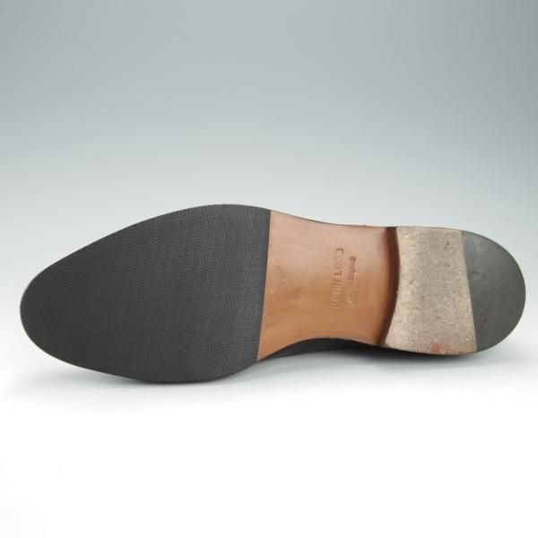 美品★ジョンロブ 9.5E【定価￥245,100-★HARLYN/スキンステッチ/8695ラスト】Uチップ/グレインレザー/濃茶/JOHN LOBB★i413