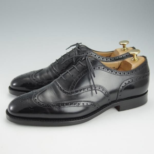 極上★チャーチ 65F/UK6.5【現行定価￥160,600-★チェットウィンド/CHETWYND】173ラスト/フルブローグ/カーフ/黒/メンズ/Church's★i415