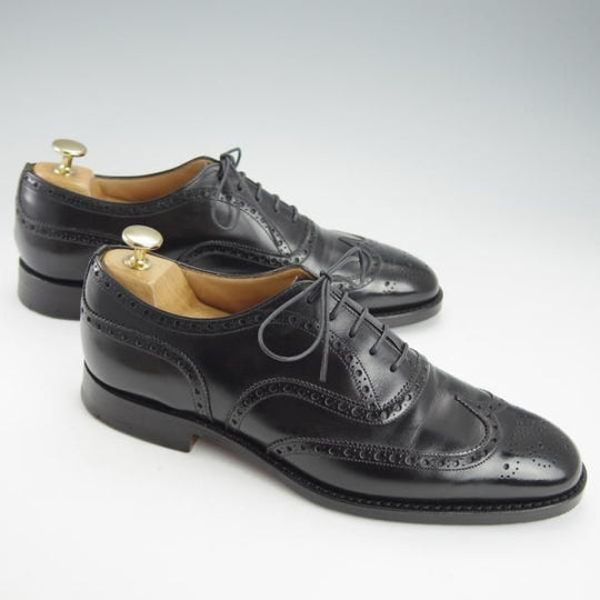 極上★チャーチ 65F/UK6.5【現行定価￥160,600-★チェットウィンド/CHETWYND】173ラスト/フルブローグ/カーフ/黒/メンズ/Church's★i415