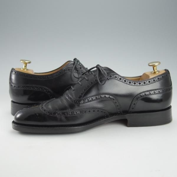 極上★チャーチ 65F/UK6.5【現行定価￥160,600-★チェットウィンド/CHETWYND】173ラスト/フルブローグ/カーフ/黒/メンズ/Church's★i415