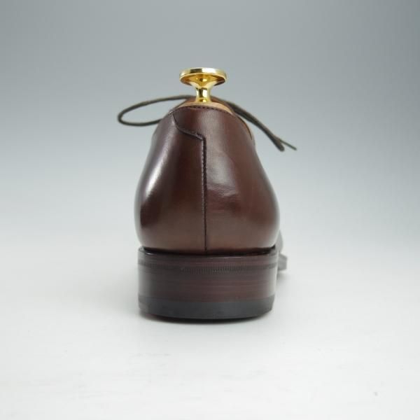 未使用★(スペイン製)CARMINA/カルミナ SIZE 7.5【モデル定価￥72,600-★(英)HACKETT LONDON別注/732】ストレートチップ/カーフ/茶★i417