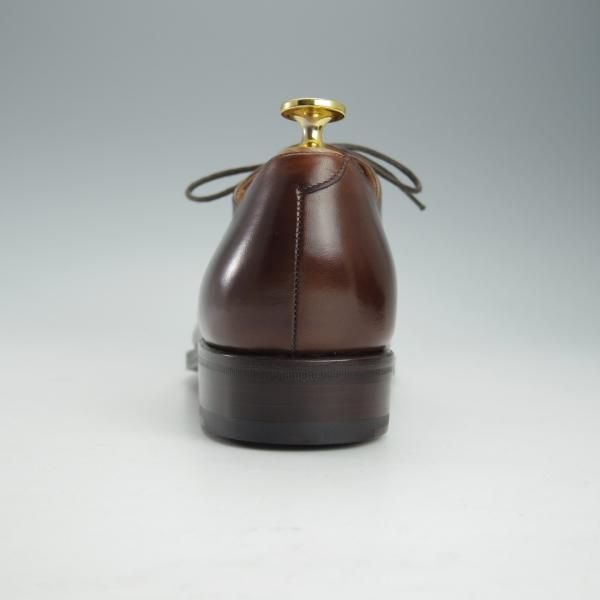 未使用★(スペイン製)CARMINA/カルミナ SIZE 7.5【モデル定価￥72,600-★(英)HACKETT LONDON別注/732】ストレートチップ/カーフ/茶★i417