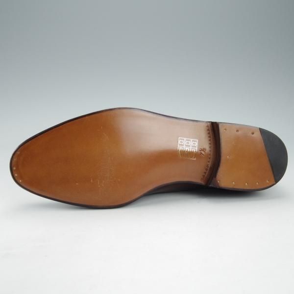 未使用★(スペイン製)CARMINA/カルミナ SIZE 7.5【モデル定価￥72,600-★(英)HACKETT LONDON別注/732】ストレートチップ/カーフ/茶★i417