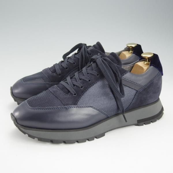 サントーニ SIZE 7.5【マルチ素材☆スニーカー/紺】 | 高級中古