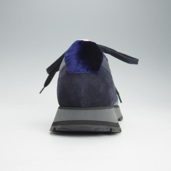 サントーニ SIZE 7.5【マルチ素材☆スニーカー/紺】 | 高級中古革靴の