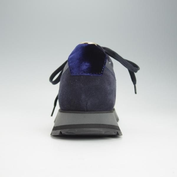 サントーニ　ベロア SANTONI（サントーニ）プレーントゥレースアップムートンブーツ