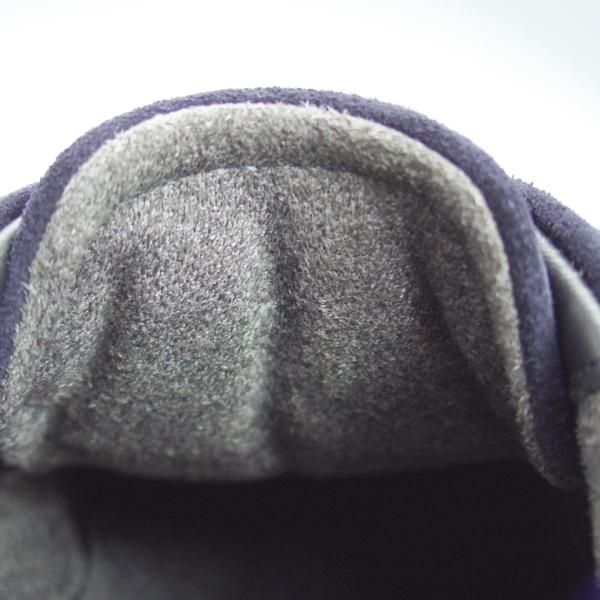 未使用★(伊)サントーニ SIZE 7.5【マルチ素材★スニーカー/紺】カーフ×スエード×メッシュ×ベロア/メンズ/Santoni★i419