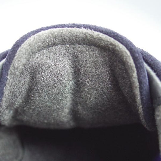 未使用★(伊)サントーニ SIZE 7.5【マルチ素材★スニーカー/紺】カーフ×スエード×メッシュ×ベロア/メンズ/Santoni★i419