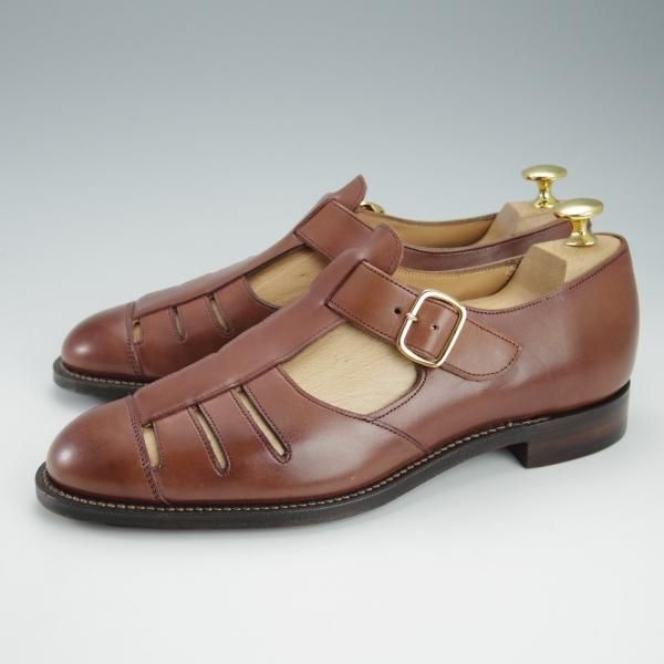 未使用★(英)チーニー 6.5F【定価￥69,120-★グルカサンダル/PENZANCE 2】1886ラスト/CONKER/茶/メンズ/CHEANEY★i420