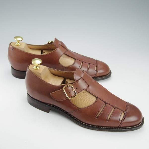 未使用★(英)チーニー 6.5F【定価￥69,120-★グルカサンダル/PENZANCE 2】1886ラスト/CONKER/茶/メンズ/CHEANEY★i420