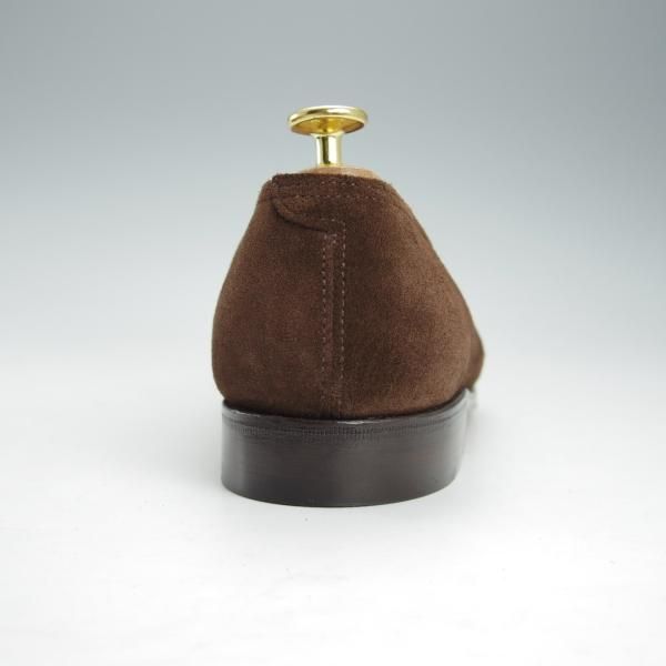 ほぼ試着程度★ジョンロブ 5.5E【定価￥231,000-★ロペス/LOPEZ】4395ラスト/コインローファー/スエード/濃茶/メンズ/JOHN LOBB★i424