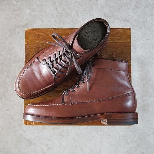 美品★オールデン 5.5D【定価￥123,200-★ミシガンブーツ/3560】ヴァンラスト/バンラスト/ユティカ/カーフ/茶/メンズ/Alden★i425