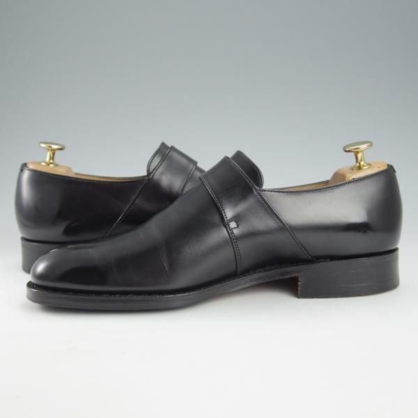 美品★チャーチ 60F/UK6【現行定価￥161,700-★100ラスト/Westbury】ウェストバリー/モンクストラップ/カーフ/黒/メンズ/Church's★i426