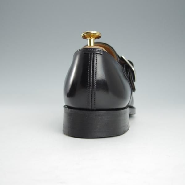 美品★チャーチ 60F/UK6【現行定価￥161,700-★100ラスト/Westbury】ウェストバリー/モンクストラップ/カーフ/黒/メンズ/Church's★i426