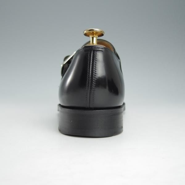 美品★チャーチ 60F/UK6【現行定価￥161,700-★100ラスト/Westbury】ウェストバリー/モンクストラップ/カーフ/黒/メンズ/Church's★i426