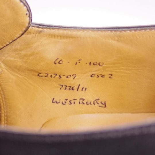 美品★チャーチ 60F/UK6【現行定価￥161,700-★100ラスト/Westbury】ウェストバリー/モンクストラップ/カーフ/黒/メンズ/Church's★i426