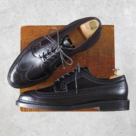 未使用★(米)アレンエドモンズ 8E【定価￥75,900-★MacNeil/マクニール】ロングウイング/カーフ/黒/メンズ/ALLEN EDMONDS★i427