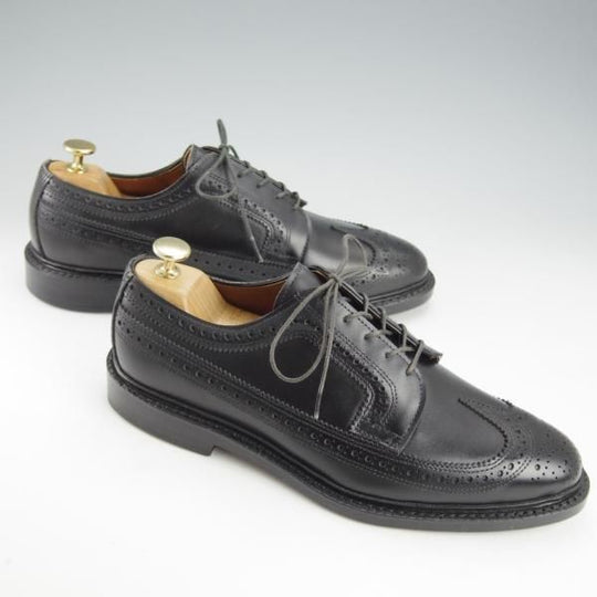 未使用★(米)アレンエドモンズ 8E【定価￥75,900-★MacNeil/マクニール】ロングウイング/カーフ/黒/メンズ/ALLEN EDMONDS★i427