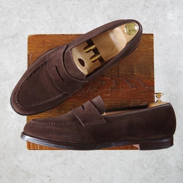 【即日発送】CROCKETT&JONES DRUMMOND 9E スエード クロケット&ジョーンズ 9.5E【ビームスF別注/MAINE/スエード】 | 高級