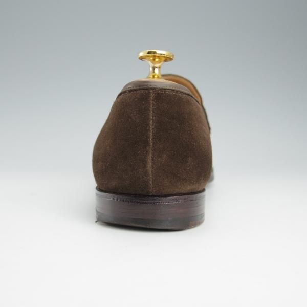 極上★クロケット&ジョーンズ 9.5E【定価￥79,200-★ビームスF別注/MAINE】376ラスト/コインローファー/濃茶/Crockett&Jones★i428