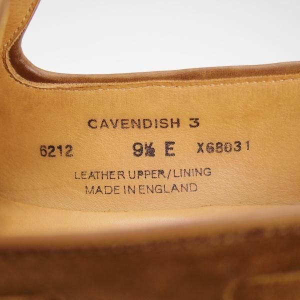 極上★クロケット&ジョーンズ 9.5E【定価￥75,900-★CAVENDISH 3/キャベンディッシュ 3】タッセルローファー/茶/Crockett&Jones★i429