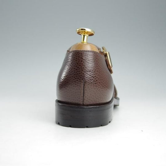 極美品★ジャランスリワヤ SIZE 7【定価￥37,400-★グルカサンダル/EDWARD】グレインレザー/濃茶/メンズ/JALAN SRIWIJAWA★i431