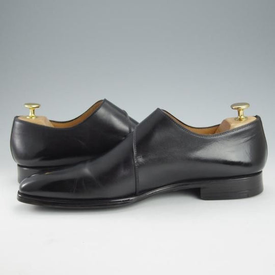 極上★(スペイン製)マグナーニ SIZE 40【★ボロネーゼ製法/サイドモンク】15141/カーフ/黒/メンズ/MAGNANNI★i432