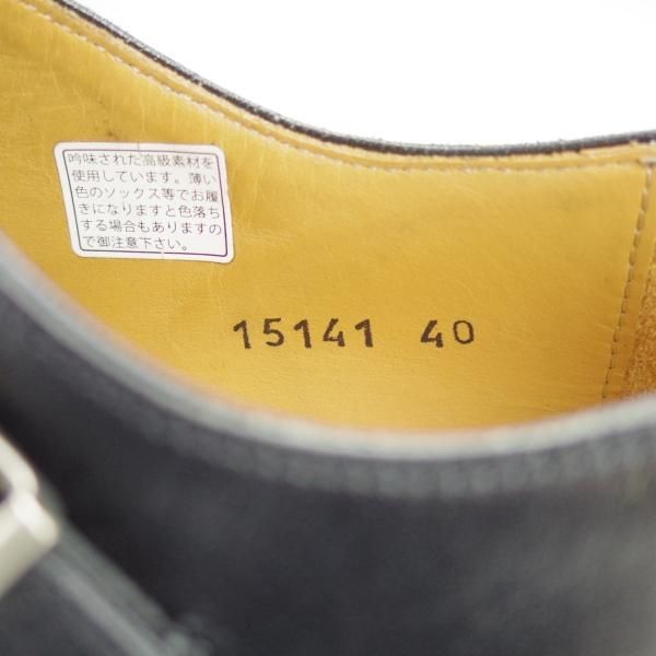 極上★(スペイン製)マグナーニ SIZE 40【★ボロネーゼ製法/サイドモンク】15141/カーフ/黒/メンズ/MAGNANNI★i432