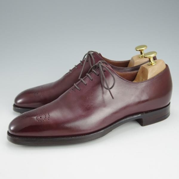 極美品★クロケット&ジョーンズ 5.5D【定価￥102,600-★ハンドグレードライン/WEYMOUTH】337ラスト/カーフ/赤茶/Crockett&Jones★i433