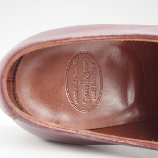 極美品★クロケット&ジョーンズ 5.5D【定価￥102,600-★ハンドグレードライン/WEYMOUTH】337ラスト/カーフ/赤茶/Crockett&Jones★i433