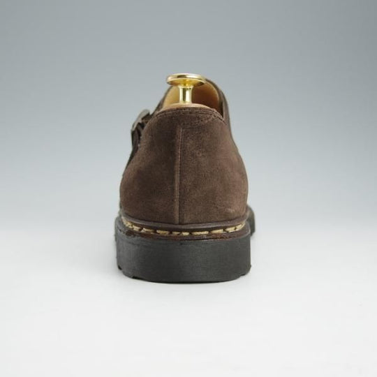 極上★パラブーツ SIZE 8.5【定価￥82,500-★ウィリアム/WILLIAM】マルシェソール/ダブルモンク/スエード/濃茶/Paraboot★i434