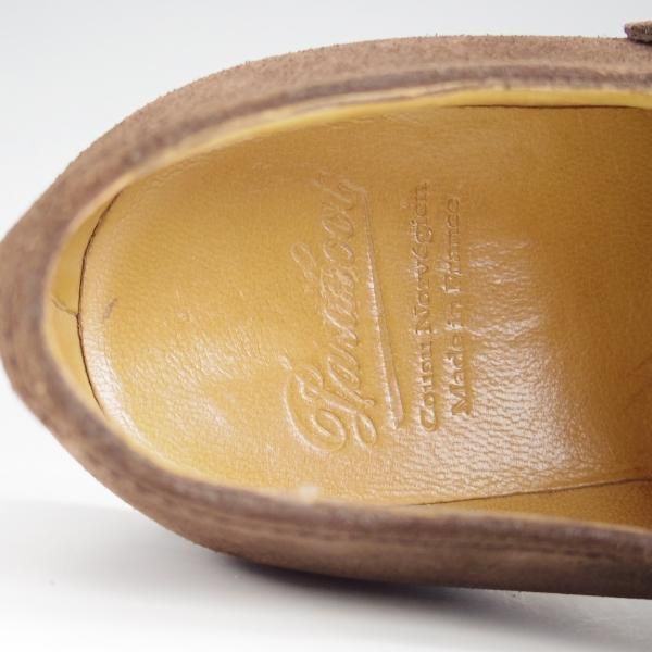 極上★パラブーツ SIZE 8.5【定価￥82,500-★ウィリアム/WILLIAM】マルシェソール/ダブルモンク/スエード/濃茶/Paraboot★i434